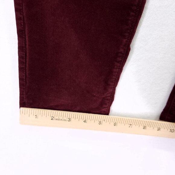 AG Adriano Goldschmied The Stevie Ankle Slim Straight Leg Jeans Womens 28 Velour - Picture 9 of 13